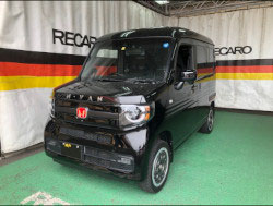 HONDA�@N-VAN�i2019�N�j�@�Ɂ@RECARO�i���J���j�@SR-7F�@GK100�@BK/BK�@�A�[�����X�g�t���@�~���E�@����