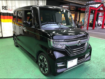 HONDA�@N-BOX�J�X�^���@JF3�i2019�N�j�@�Ɂ@RECARO�i���J���j�@SR-7�@GU100�@BK�@���@SR-7F�@GU100�@BK�@����