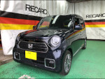 HONDA�@N-ONE�@JG3�i2022�N�j�@�Ɂ@RECARO�i���J���j�@�G���S���hMV�@BK�@�V�[�g�q�[�^�[�t���@�~���E�@����