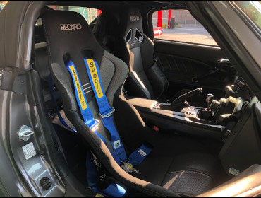 HONDA�@S2000�@AP2�i2006�N�j�@�Ɂ@RECARO�i���J���j�@RS-G�@GK�@BK/SIL�@���@SR-7�@GK�@BK/SIL�@����