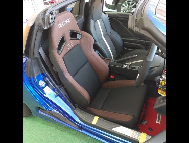 HONDA�@S660�i2022�N�j�@�Ɂ@RECARO�i���J���j�@SR-7F�@GU100H�@�u���E���@�V�[�g�q�[�^�[�t���@����