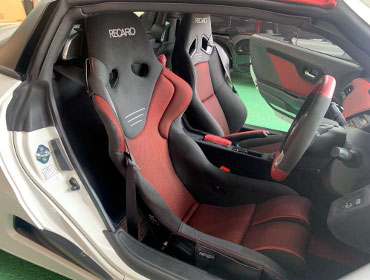 HONDA�@S660�@JW5�i2020�N�j�@�Ɂ@RECARO�i���J���j�@TS-G�@GK�@BK/RED�@�V�[�g�q�[�^�[�t���@���@SR-7F�@GK100�@BK/RED�@�V�[�g�q�[�^�[�t���@����