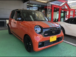 HONDA�@N-ONE�@JG3�i2022�N�j�@�Ɂ@RECARO�i���J���j�@SR-7F�@GK100�@BK/SIL�@�V�[�g�q�[�^�[�t���@����