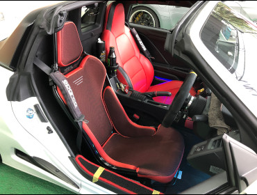 HONDA�@S660�@JW5�i2020�N�j�@RECARO�i���J���j�@RCS�@BK�V�F��/RED���b�V���@����