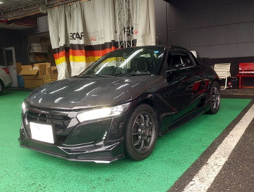 HONDA�@S660�@JW5�i2021�N�j�@�Ɂ@RECARO�i���J���j�@RCS�@BK�V�F��/BK���b�V���@�V�[�g�q�[�^�[�t���@�~���E�@����