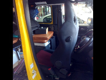 HONDA�@N-VAN�@JJ1�i2019�N�j�@�Ɂ@RECARO�i���J���j�@SR-7F�@GK100�@BK/RED�@����