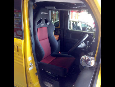 HONDA�@N-VAN�@JJ1�i2019�N�j�@�Ɂ@RECARO�i���J���j�@SR-7F�@GK100�@BK/RED�@����