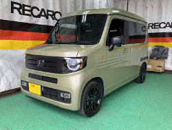 HONDA�@N-VAN�@JJ1�i2021�N�j�@�Ɂ@RECARO�i���J���j�@SR-7F�@KK100�@BK�@�~���E�@����