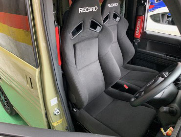 HONDA�@N-VAN�@JJ1�i2021�N�j�@�Ɂ@RECARO�i���J���j�@SR-7F�@KK100�@BK�@�~���E�@����