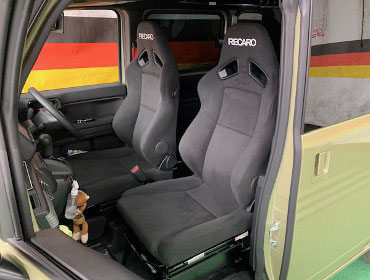 HONDA�@N-VAN�@JJ1�i2021�N�j�@�Ɂ@RECARO�i���J���j�@SR-7F�@KK100�@BK�@�~���E�@����