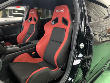 HONDA�@�V�r�b�N�@FK7�i2018�N�j�@�Ɂ@RECARO�i���J���j�@SR-7�@GU100H�@RED�@�V�[�g�q�[�^�[�t���@�~���E�@����
