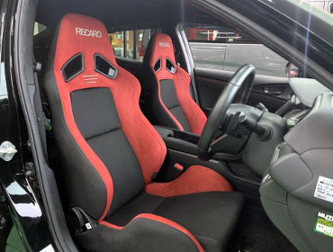 HONDA�@�V�r�b�N�@FK7�i2018�N�j�@�Ɂ@RECARO�i���J���j�@SR-7�@GU100H�@RED�@�V�[�g�q�[�^�[�t���@�~���E�@����