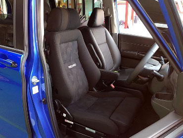 HONDA�@�t���[�h�{�@GB7�@�Ɂ@RECARO�i���J���j�@�G���S���hMV BK�@�V�[�g�q�[�^�[�t���@����