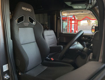 HONDA�@N-VAN�@JJ2�@�Ɂ@RECARO�i���J���j�@SR-7F�@GK100�@BK/SIL�@����