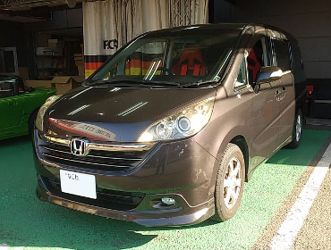 HONDA�@�X�e�b�v���S���@RG-1�i2008�N�j�@�Ɂ@RECARO�i���J���j�@SR-7F�@GU100H�@RED�@�V�[�g�q�[�^�[�t���@����