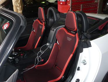 HONDA�@S2000�@AP1�i1999�N�j�@�Ɂ@RECARO�i���J���j�@RCS�@BK�V�F��/RED���b�V���@�~���E�@����