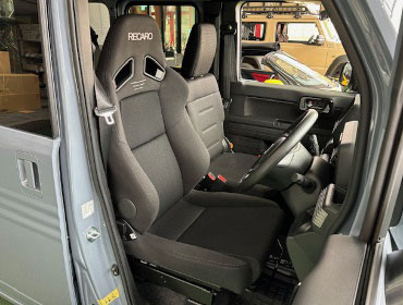 HONDA�@N-VAN�@JJ1�i2023�N�j�@�Ɂ@RECARO�i���J���j�@SR-7F�@GK100�@BK/BK�@�A�[�����X�g�t���@����