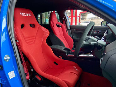 HONDA�@�V�r�b�N�@FL5�i2024�N�j�@�Ɂ@RECARO�i���J���j�@RS-GS�@RED�@����