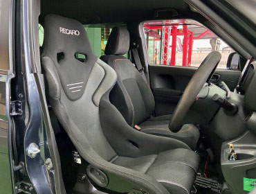 HONDA�@N-ONE�@JG3�i2023�N�j�@�Ɂ@RECARO�i���J���j�@TS-G�@GK�@BK/SIL�@�V�[�g�q�[�^�[�t���@����