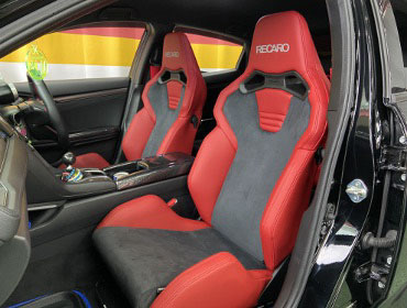 HONDA�@�V�r�b�N�@FK7�i2019�N�j�@�Ɂ@RECARO�i���J���j�@SR-S�@UT100H�@RED�@�V�[�g�q�[�^�[�t���@�~���E�@����
