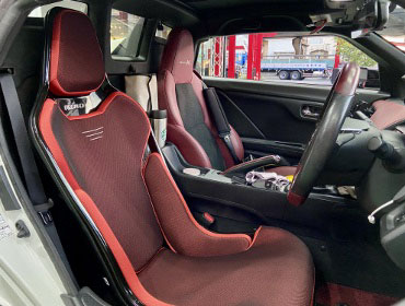 HONDA�@S660�@JW5�i2019�N�j�@�Ɂ@RECARO�i���J���j�@RCS�@BK�V�F��/RED���b�V���@�V�[�g�q�[�^�[�t���@����