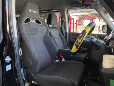 HONDA�@�X�e�b�v���S���@RP5�i2019�N�j�@�Ɂ@RECARO�i���J���j�@SR-C�@BK100�@A/R�@BK/SIL�@�A�[�����X�g�t���@����