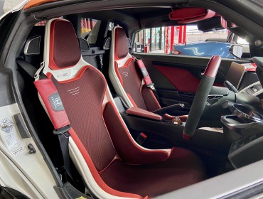 HONDA�@S660�@JW5�i2015�N�j�@�Ɂ@RECARO�i���J���j�@RCS�@�T�E���h�G�f�B�V�����@�z���C�g�V�F��/���b�h���b�V���@���@RCS�@�z���C�g�V�F��/���b�h���b�V���@�V�[�g�q�[�^�[�t���@����