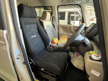 HONDA�@N-BOX�@DBA-JF3�i2019�N�j�@�Ɂ@RECARO�i���J���j�@�G���S���hD�@BK�@����