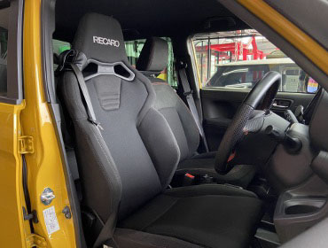HONDA�@N-ONE�@JG3�i2023�N�j�@�Ɂ@RECARO�i���J���j�@SR-C�@BK100H�@BK/BK�@�V�[�g�q�[�^�[�t���@����
