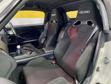 HONDA�@S2000�@AP2�i2008�N�j�@�Ɂ@RECARO�i���J���j�@SR-S�@BK100H�@BK/RED�@�V�[�g�q�[�^�[�t���@�~���E�@����