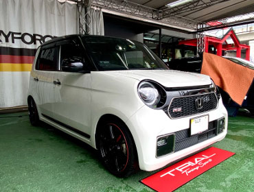 HONDA�@N-ONE�@JG3�i2022�N�j�@�Ɂ@RECARO�i���J���j�@SR-C�@BK100H�@A/R�@BK/RED�@�V�[�g�q�[�^�[�t���@���A�[�����X�g�t���@����