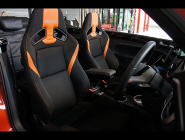 RECARO�i���J���V�[�g�j�@VW�i�t�H���N�X���[�Q���j�@�U�E�r�[�g���@16CBZK�Ƀ��J���@SR-7 Lassic H�i�V�[�g�q�[�^�[�t���j�@�I�����W/�I�����W�@�~2�r�@����