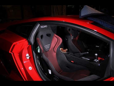 RECARO�i���J���V�[�g�j�@�����{���M�[�j�iLAMBORGHINI�j�@�K�����h50y�@LP550-2�Ƀ��J���@SR-6�@GK100S�@BK/RED�@���@RS-G GK�@BK/RED�@����