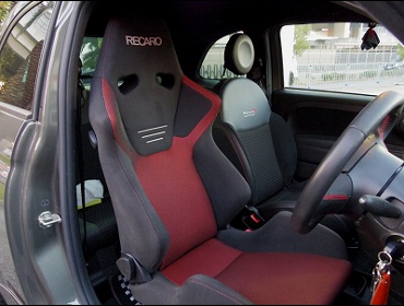 RECARO�i���J���V�[�g�j�@FIAT�i�t�B�A�b�g�j�@500S�@ABA-31209�Ƀ��J���@SR-6�@GK100S�@BK/RED�@����