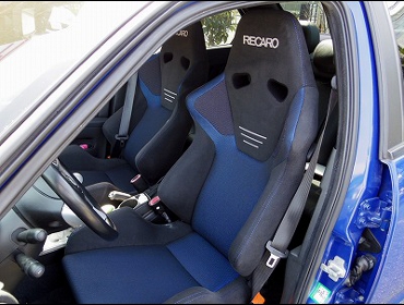 RECARO�i���J���V�[�g�j�@�A���t�@�����I�@156�@���n���h���@M/T�ԂɃ��J���@SR-6 GK100S�@BK/�u���[�@�~2�r�@����