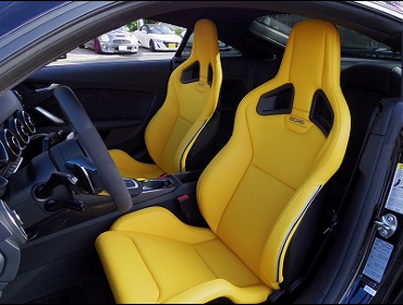 RECARO�i���J���V�[�g�j�@Audi�@TTRS�Ƀ��J���@�X�|�[�c�X�^�[LL100H���U�[SE�@����J���[Yellow�@�~2�r�@����