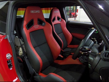 RECARO�i���J���V�[�g�j�@BMW�@MINI�@�N�[�p�[S�@F56�@�Ɂ@���J���@SR-7�@Lassic�@RED�@���@SR-7F�@Lassic�@RED�@����