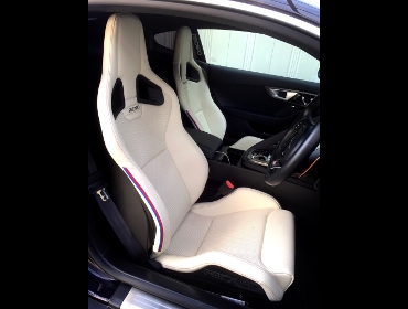 jaguar�i�W���K�[�j�@F�^�C�v�@�Ɂ@RECARO�i���J���j�@�X�|�[�c�X�^�[�@LL100H���U�[SE�@�����U�[�@���b�h�X�e�b�`�@�~2�r�@����