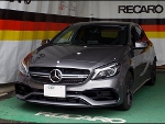 Mercedes Benz�i�����Z�f�X�x���c�j�@A45�@AMG�@W176�@�Ɂ@RECARO�i���J���j�@�X�|�[�c�X�^�[LL100H���U�[SE�@BK���U�[/RED�X�e�b�`�@�~2�r�@����