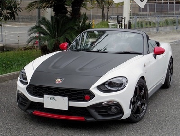 ABARTH�@124�X�p�C�_�[�@�Ɂ@RECARO�i���J���j�V�[�g����