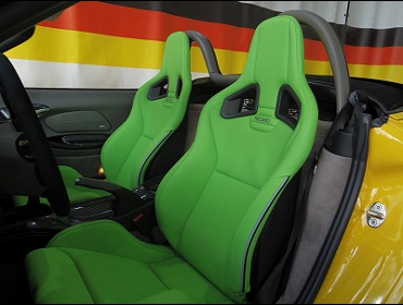 RECARO�i���J���V�[�g�j�@PORSCHE�i�|���V�F�j�@�{�N�X�^�[986�i2003�N�j�@�Ɂ@���J���@�X�|�[�c�X�^�[LL100H���U�[SE�@����J���[�@Green�@�~2�r�@����