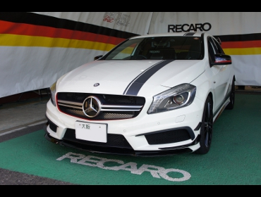 Mercedes Benz�i�����Z�f�X�x���c�j�@AMG�@A45�@EDITION1�@W176�i2013�N�j�@�Ɂ@RECARO�i���J���j�@SP-G�VKK�@����