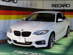 BMW�@2�V���[�Y�@�N�[�y�@F22�i2016�N�j�@�Ɂ@RECARO�i���J���j�@TS-G�@GK�@BK/BL�@���@SR-7�@GK100�@BK/BL�@����