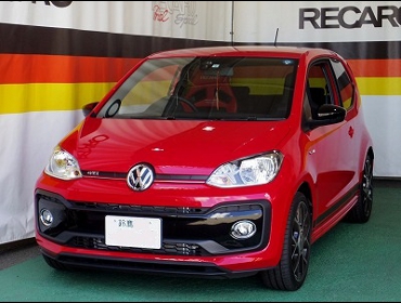 VW�i�t�H���N�X���[�Q���j�@UP!�@GTI�i2018�N�j�@�Ɂ@RECARO�i���J���j�@SR-7�@Lassic�@BK�@����