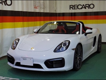 PORSCHE�i�|���V�F�j�@�{�N�X�^�[S�@981�i2016�N�j�@�Ɂ@RECARO�i���J���j�@�X�|�[�c�X�^�[LL100H���U�[SE�@RED���U�[�@���@�N���X�X�|�[�c�X�^�[Ll100H���U�[SE�@RED���U�[�@����