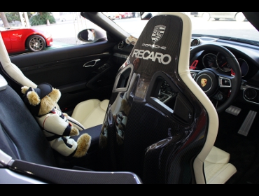 RECARO�i���J���V�[�g�j�@PORSCHE�i�|���V�F�j�@718�{�N�X�^�[�i2017�N�j�@�Ɂ@RECARO�i���J���j�@�X�|�[�c�X�^�[Ll100H���U�[SE�@�z���C�g���U�[�iBK/SI�����C���j�@�o�b�N�J�[�{���V�F���@�~���E�@����