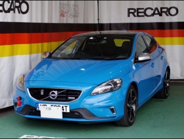 VOLVO�@V40�@�Ɂ@RECARO�i���J���j�@SR-6�@GK100S�@BK/BL�@�V�[�g�q�[�^�[�t���@����