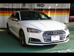 Audi�@S5�@sport back F5�i2018�N�j�@�Ɂ@RECARO�i���J���j�@SR-7�@GK100�@BK/BK�@�V�[�g�q�[�^�[�t���@����