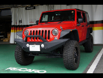 JEEP�@�����O���[�@�A�����~�e�b�h�@JK�i2016�N�j�@�Ɂ@RCARO�i���J���j�@SR-7F�@Lassic RED�@�A�[�����X�g�t���@�~4�r�i�t�����g�V�[�g�~2�A���A�V�[�g�~2�j�@����