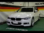 BMW�@3�V���[�Y�@�c�[�����O�@F31�i2015�N�j�@�Ɂ@RECARO�i���J���j�@�N���X�X�|�[�c�X�^�[�@GK100H�@BK/BK�@����